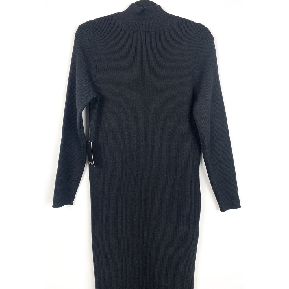 NWT Eloquii Asymmetrical Button Sweater Dress‎ Mo… - image 8